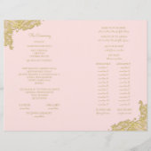  gouden en roze weddenschap (Achterkant)