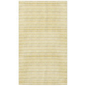 Gouden en witte chique strepen tafelkleed (Voorkant)