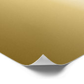 Gouden en witte lijnen poster (Hoek)