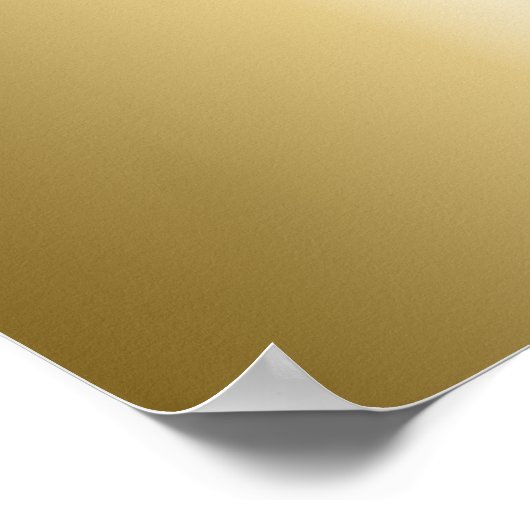 Gouden en witte lijnen poster (Hoek)