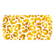 Gouden en witte luipaardprint: luxe en chique