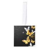 Gouden en witte vlinders decoratie (Voorkant)
