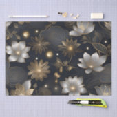 Gouden en Zilveren Bloemen Decoupage / Tissuepapier (Craft)