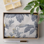 Gouden en Zilveren Bloemendesign Tissuepapier (Geschenk)