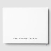 Gouden en zwarte agaat gastenboek (Achterkant)