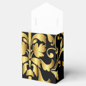 Gouden en Zwarte Bruidsmeisje Cadeau Doos Bedankdoosjes (Geopend)