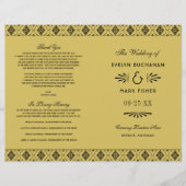  gouden en zwarte decohuwprogramma's (Voorkant)