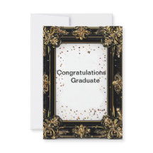 Gouden en zwarte decoratieve rand