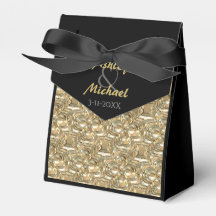 Gouden en Zwarte Favor Box