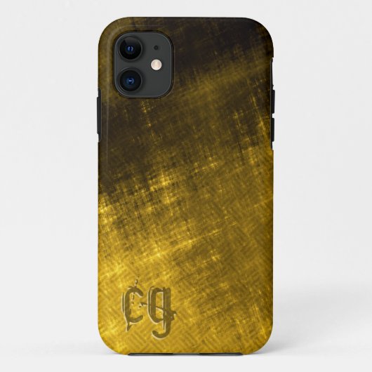 gouden en zwarte grijze twitteraars Case-Mate iPhone case (Achterkant)