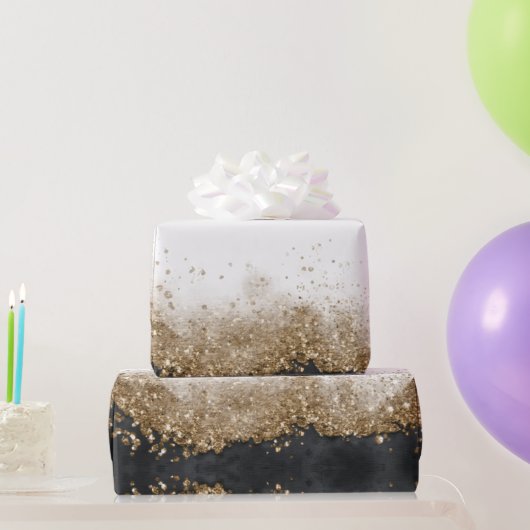 Gouden en zwarte Kapsalon Cadeaupapier (Feestgeschenken)