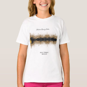 Gouden en zwarte Kapsalon T-shirt