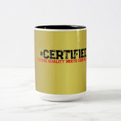 Gouden en zwarte koffie Mok (Center)