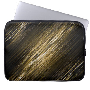 gouden en zwarte omslag laptop sleeve