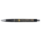 Gouden en zwarte SalonQR-code Prijs Table Tent Sig Pen (Voorkant)
