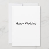 Gouden en zwarte Tuxedo bruiloft uitnodiging (Achterkant)