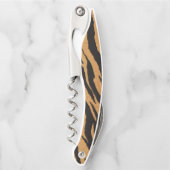 gouden en zwarte zebrastripes kurkentrekker (Voorkant)