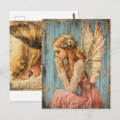 Gouden Engel Briefkaart (Voorkant / Achterkant)