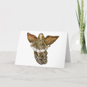 Gouden Engel Feestdagen Kaart