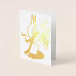Gouden Engel Folie Kaarten
