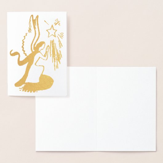 Gouden Engel Folie Kaarten (Display)