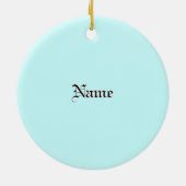Gouden engel hart ornament (Achterkant)