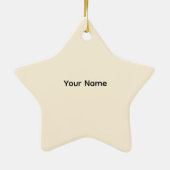 Gouden Engel Keramisch Ornament (Achterkant)