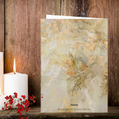 Gouden engel kerstgroet kaart