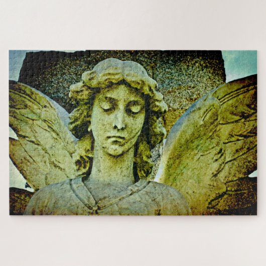 Gouden engel legpuzzel (Horizontaal)