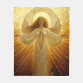 Gouden Engel Ontwaakt van Kennis Fleece Deken (Voorkant)