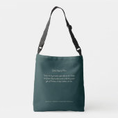 Gouden Engel van Vrede Crossbody Tas (Achterkant)