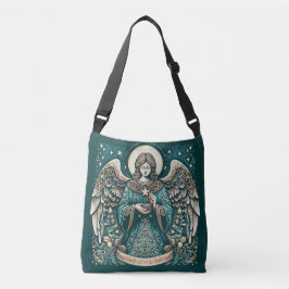 Gouden Engel van Vrede Crossbody Tas