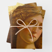 Gouden Engel Zachte Boodschapper van de Liefde  Inpakpapier Vel (In situ)