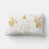Gouden engelen lenden/accentkussen kussen (Voorkant)