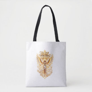 Gouden engelenvleugels esthetische boodschappentas tote bag