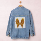 Gouden engelenvleugels jas ontwerp denim jacket (Hangar)