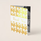 Gouden esdoorn - Elegante bladmotieven Folie Kaarten (Voorkant)