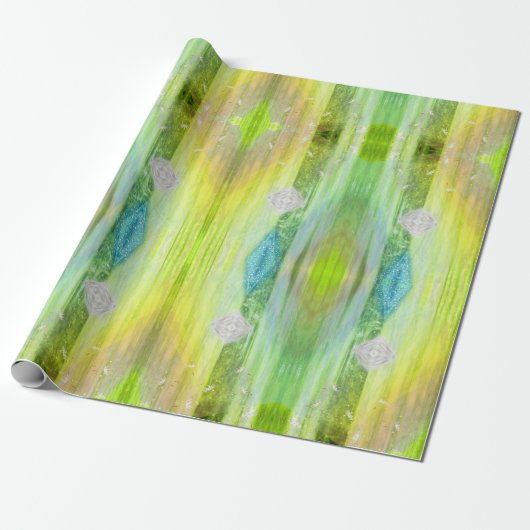 Gouden, Esoterische, Chakra Glans Cadeaupapier (Uitgerold)