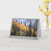 Gouden Espen met het Citaat van John Muir Kaart (Gele Bloem)