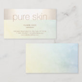 Gouden Esthetische Skincare Day Spa Visitekaartje (Voorkant / Achterkant)