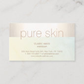 Gouden Esthetische Skincare Day Spa Visitekaartje (Voorkant)