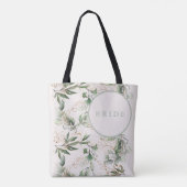 Gouden Eucalyptus Cadeau Boho Bruiloft Tote Bag (Achterkant)