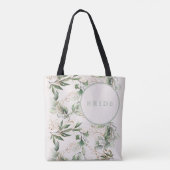 Gouden Eucalyptus Cadeau Boho Bruiloftsfeest Tote Bag (Achterkant)