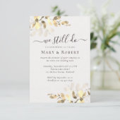 Gouden eucalyptus, we doen nog steeds een gelofte kaart (Staand voorkant)