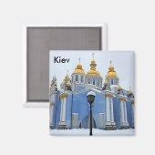 Gouden exemplaren van in kathedraal in Kiev genome Magneet (Voorkant / Achterkant)