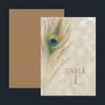 Gouden Exotische Pauwveer Glam Tafel Nummerkaart Kaart<br><div class="desc">Gouden Exotische Pauwveer Glam Tafel Nummerkaart. Zoek naar overeenkomende artikelen in mijn winkel. Neem contact met me op voor een maatwerk bestelling.</div>