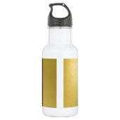 Gouden externe belofte waterfles (Achterkant)