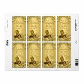 Gouden Fabulous 55 Wijnfles Etiketten (Full Sheet)