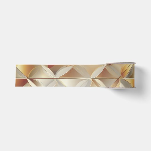 Gouden Facetten Grosgrain Lint (Voorkant)