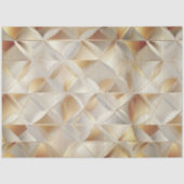 Gouden Facetten Tissue Wikkelpapier Tissuepapier (Voorkant)